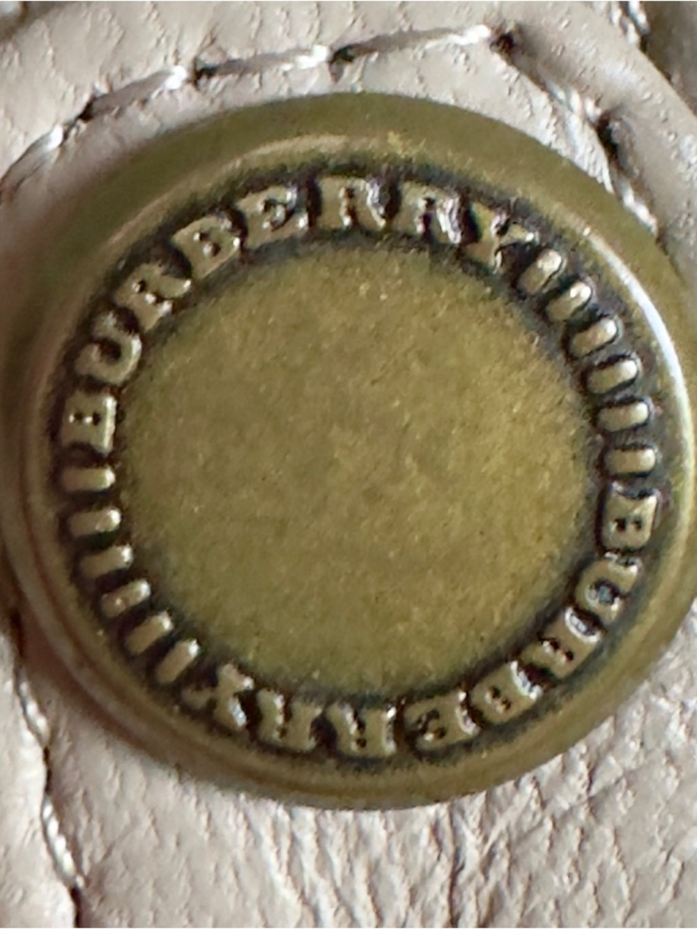 Burberry Women's Beige & Black Belted Quilted Trench Coat Pockets Size 38 - Picture 5 of 9